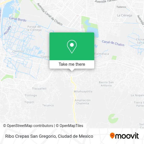 Ribo Crepas San Gregorio map