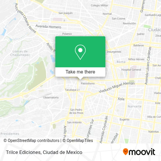 Trilce Ediciones map