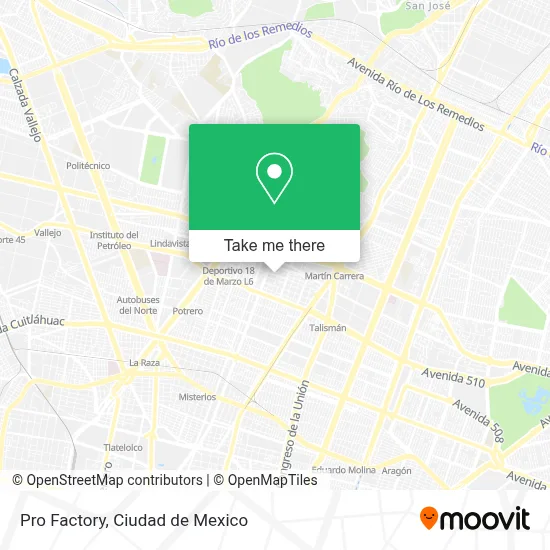 Pro Factory map