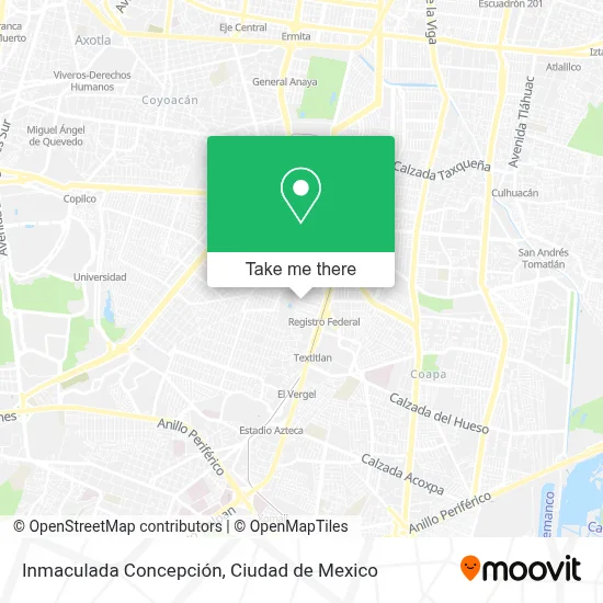 Inmaculada Concepción map
