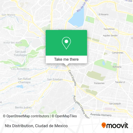Ntx Distribution map