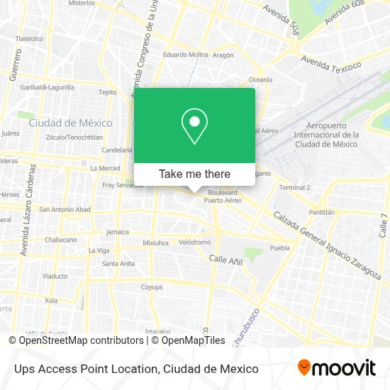 Ups Access Point Location map