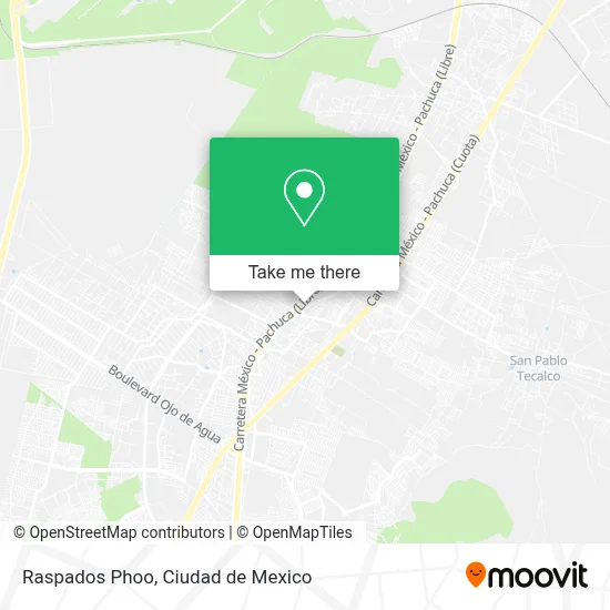 Raspados Phoo map