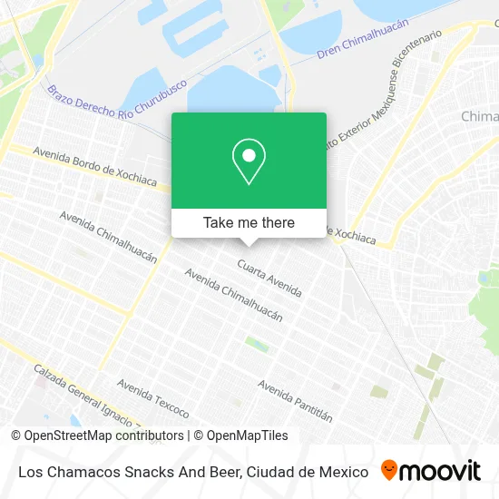 Los Chamacos Snacks And Beer map