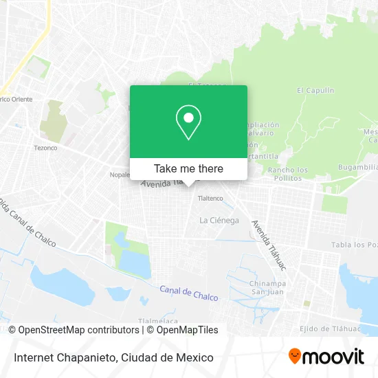 Internet Chapanieto map