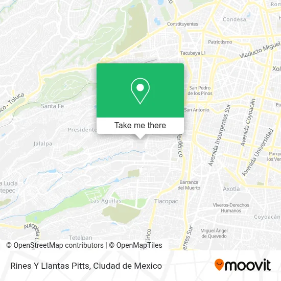 Rines Y Llantas Pitts map