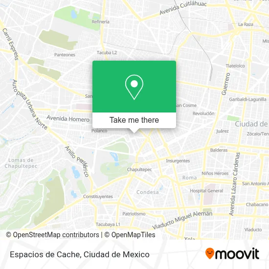 Espacios de Cache map