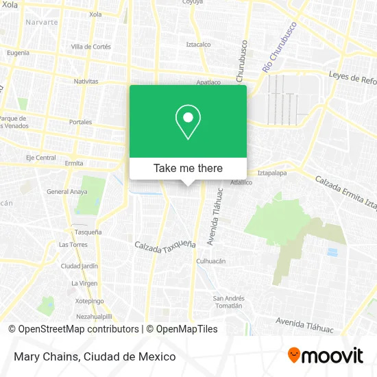 Mary Chains map