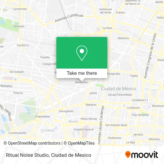 Ritual Noise Studio map