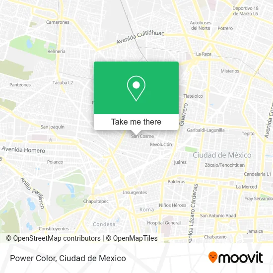 Power Color map