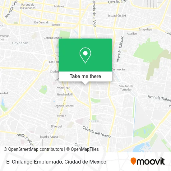 El Chilango Emplumado map