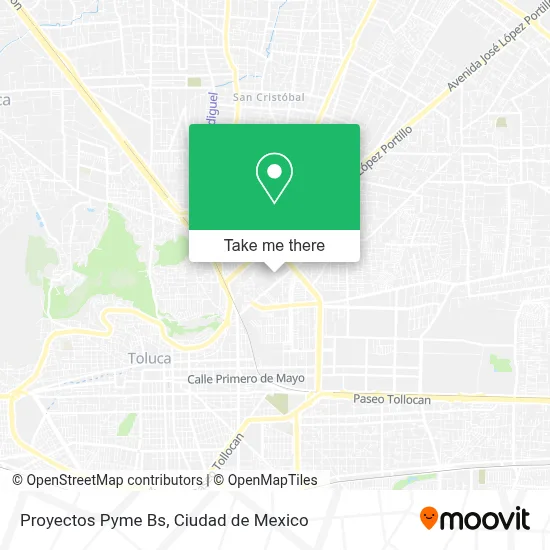Proyectos Pyme Bs map