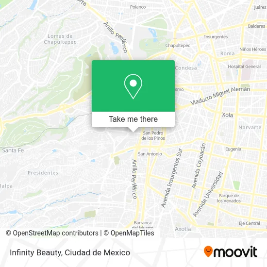 Infinity Beauty map