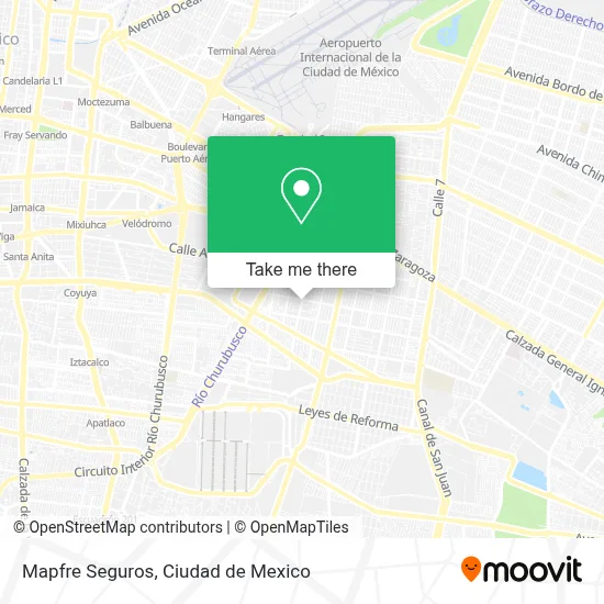 Mapfre Seguros map