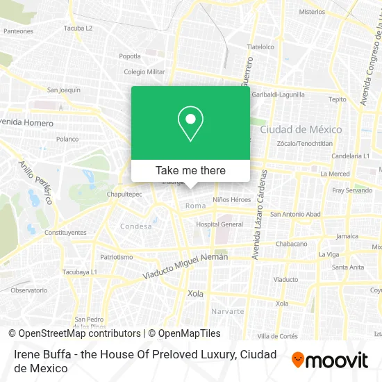 Irene Buffa - the House Of Preloved Luxury map