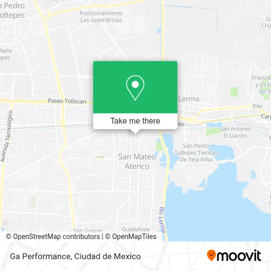 Ga Performance map