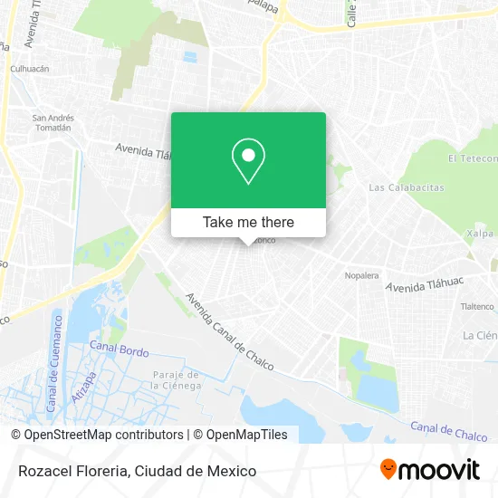 Rozacel Floreria map