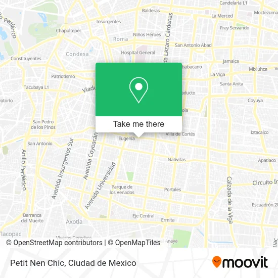 Petit Nen Chic map