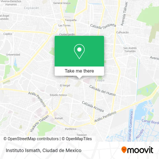 Instituto Ismath map