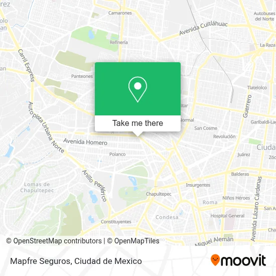Mapfre Seguros map