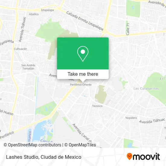 Lashes Studio map