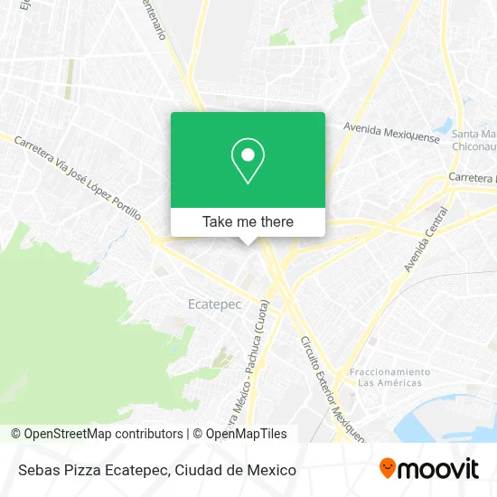 Sebas Pizza Ecatepec map