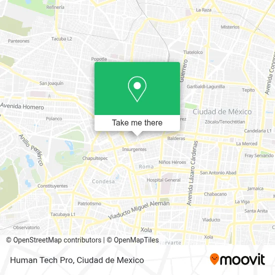 Human Tech Pro map