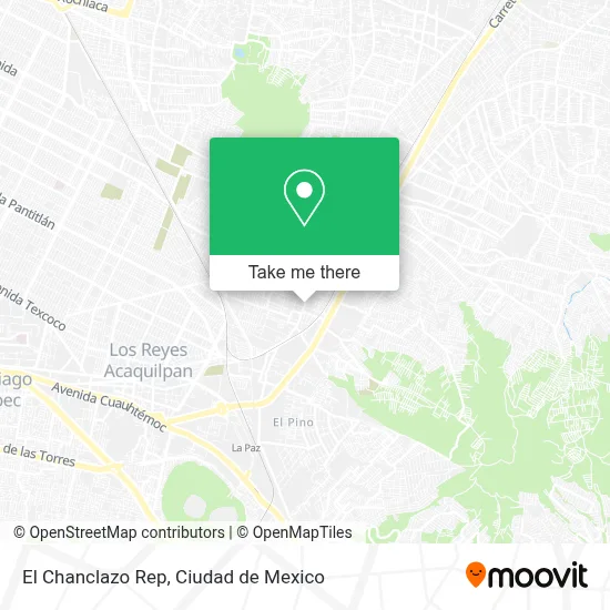 El Chanclazo Rep map