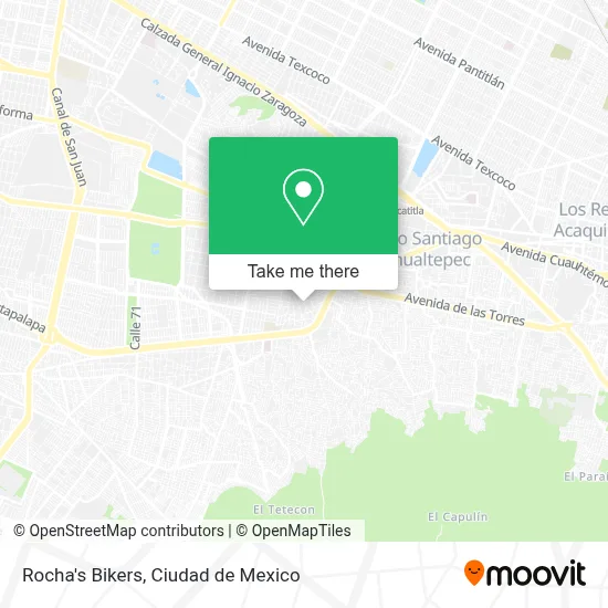 Rocha's Bikers map