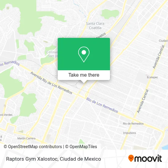 Raptors Gym Xalostoc map