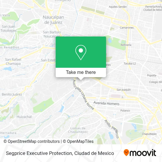 Segprice Executive Protection map