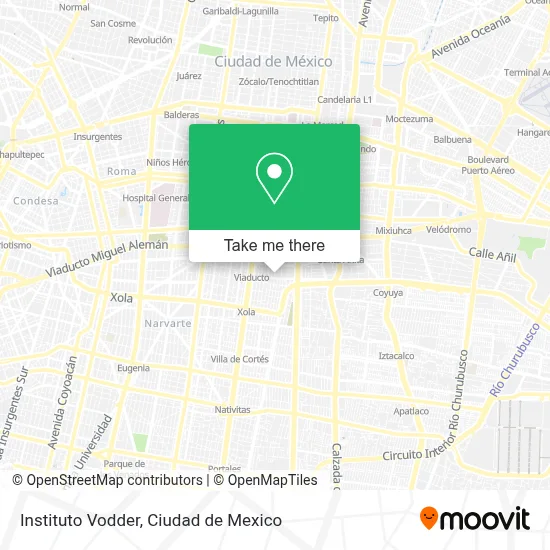 Instituto Vodder map