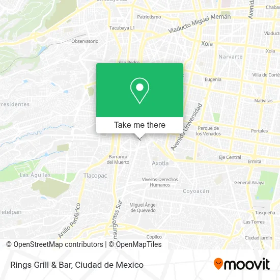 Rings Grill & Bar map