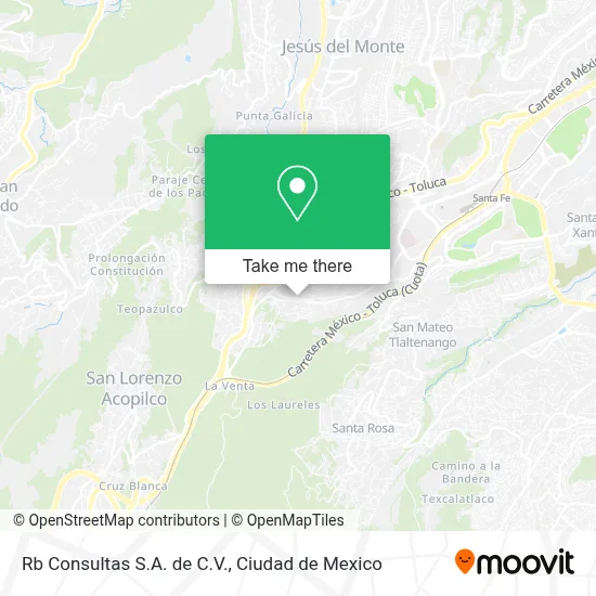 Rb Consultas S.A. de C.V. map