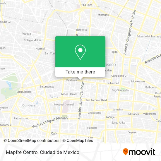 Mapfre Centro map