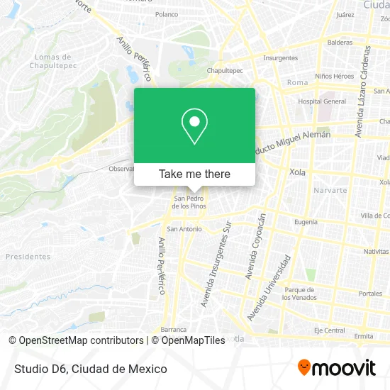 Studio D6 map