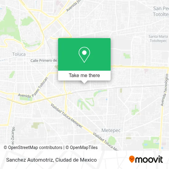 Sanchez Automotriz map
