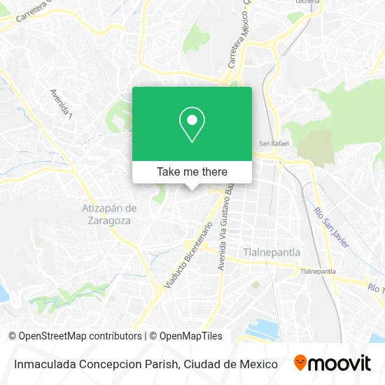 Inmaculada Concepcion Parish map