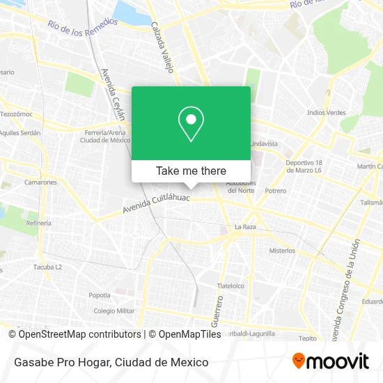 Gasabe Pro Hogar map