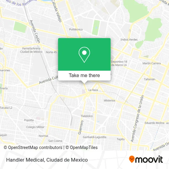Handler Medical map