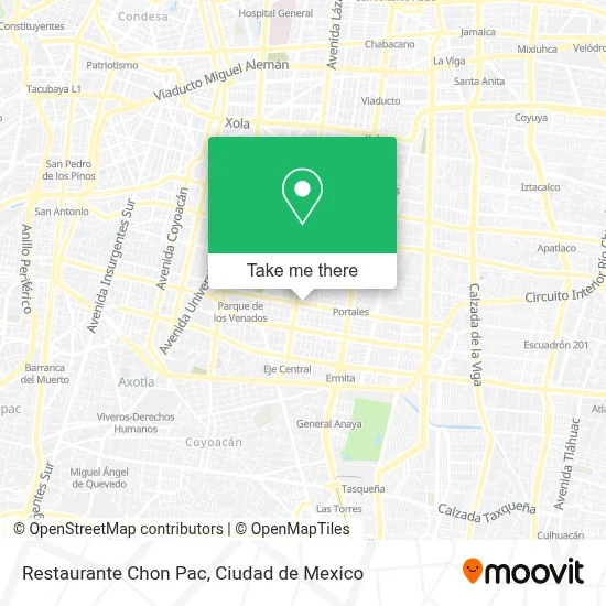 Restaurante Chon Pac map
