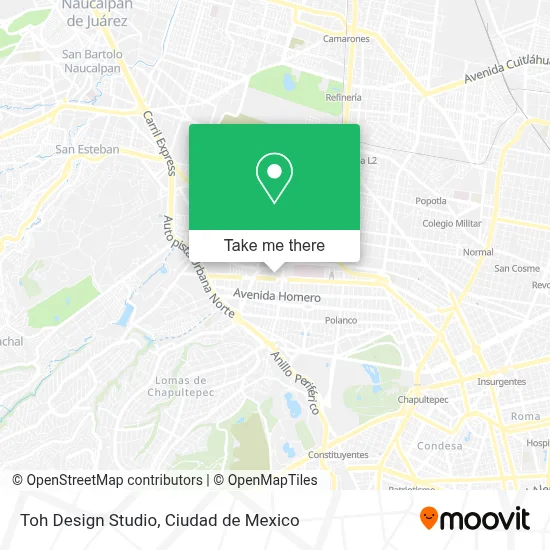 Toh Design Studio map
