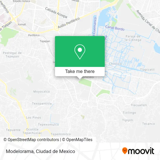 Modelorama map