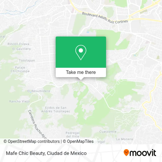 Mafe Chic Beauty map