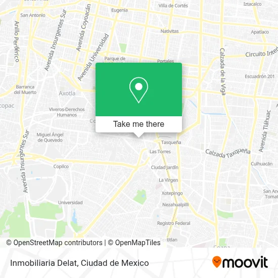 Inmobiliaria Delat map