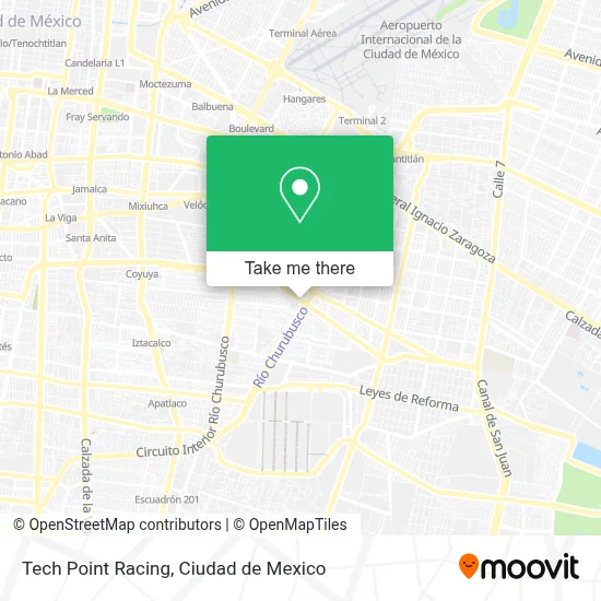 Tech Point Racing map