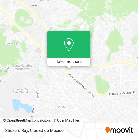 Stickers Ray map