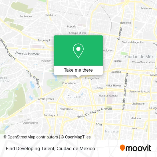 Find Developing Talent map