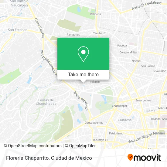 Floreria Chaparrito map