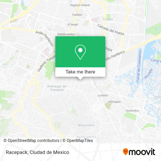 Racepack map